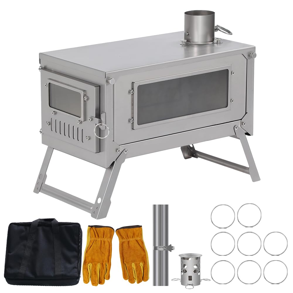 Soomloom Titanium Secondary Combustion Wood Stove 'Fiery 1.0